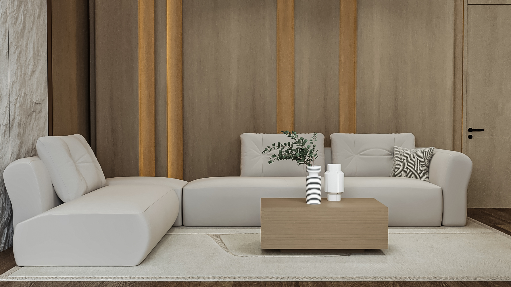 Ivory Modular Sectional